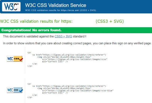 CSS Validation